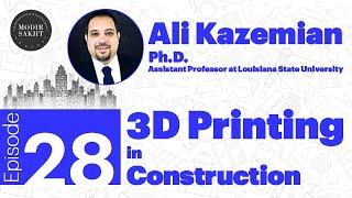 Modir Sakht #28 - Ali Kazemian (3D Printing in Construction) | علی کاظمیان - چاپ سه بعددی