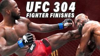 UFC 304 Fighter Knockouts & Submissions