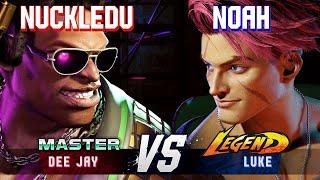 SF6 ▰ NUCKLEDU (Dee Jay) vs NOAHTHEPRODIGY (Luke) ▰ High Level Gameplay