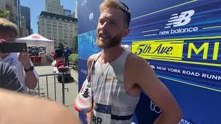 Josh Kerr Crushes 3:44.3 CR at 5th Avenue Mile, Speaks on "Boring" Races, Zurich Exchange with Jakob