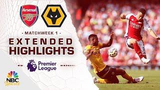 Arsenal v. Wolves | PREMIER LEAGUE HIGHLIGHTS | 8/17/2024 | NBC Sports