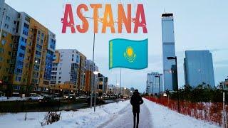 Astana Nur-sultan Evening Walk Kazakhstan 2021 | vlog de facto