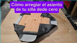 Tapicería para aficionados  Como reparar tu SILLA DE COMEDEDOR