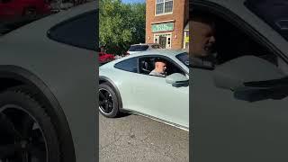 PORSCHE 911 DAKAR DRIVE BY AT CARS AND COFFEE!! #porsche911 #dakar #shorts