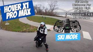 Hover X1 Pro MAX | Ski Mode with an Electric Unicycle (EUC) Overview and Thoughts