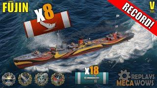 Destroyer Fūjin 8 Kills & 177k Damage | World of Warships Gameplay