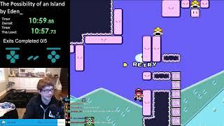 Yeah this is gonna be hard. New Kaizo Hack - The Possibility of an Island Part 1