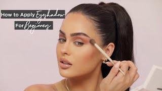 How To Apply Eyeshadow For Beginners Step By Step | Christen Dominique