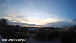 UCF Light to Knight Sunset TimeLapse