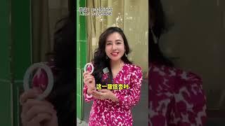 洒金翡翠手镯，让人一眼倾心的枫叶红#翡翠 #翡翠手镯 #翡翠直播 #天然翡翠