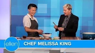 Chef Melissa King Serves Up Spicy Mango Margaritas with Ellen