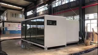 Waterproof test of expandable slide out container house