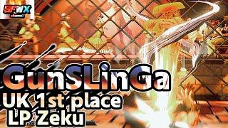 GunSLinGa UK 1st place LP Zeku sf5  Season5 SF5 SFWX 4K  StreetFighter5 sfv sf5ce