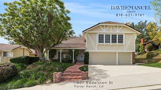 Just Listed For Sale Porter Ranch- 11807 Eddelston Dr. Porter Ranch