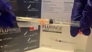 3mL Safety Syringe with Needle, Syringe and Needle