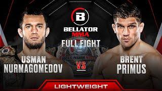 Usman Nurmagomedov vs Brent Primus (Lightweight Title Bout) | Bellator 300 Full Fight