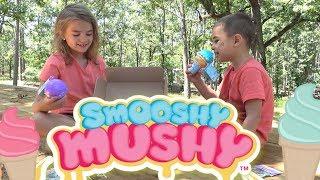 SMOOSHY MUSHY SQUISHY TOY UNBOXING AND REVIEW! ICE CREAM!!