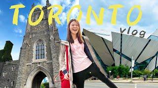 Toronto Vlog |  多倫多大學的市區校園 在這裡唸書太幸福了! 來多倫多玩必來的安大略博物館！#跟著Sara路痴逛多倫多 住在安大略湖附近享受美景 #加東系列