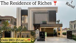 1 Kanal Most Luxurious Fully Furnished House With Full Basement in Hot Location Of DHA Lahore