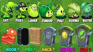 All GREEN Plants Vs All Item Gravestones - Who Will Win? - PvZ 2 Plants Vs Plant