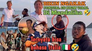 SERBA SERBI MOTO GP MANDALIKA 2024 PENJUAL ES KRIM VIRAL BISA BAHASA ITALIA 