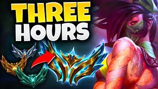 How to CLIMB to CHALLENGER in 3 HOURS...with ONLY Akali (Season 14)