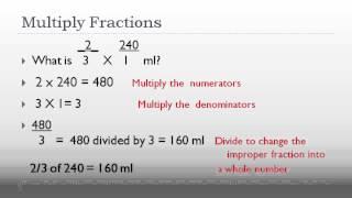 Basic Math For Nursing Assistants Video 3