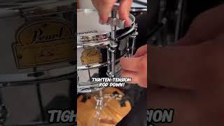 Have you ever locked tension rods like this? #shorts #short #drums #sound #tune #locked #hack #rod