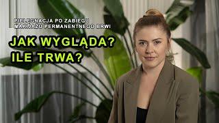 Pielęgnacja po zabiegu makijażu permanentnego brwi | Jak wygląda? | Ile trwa? | Czego unikać?