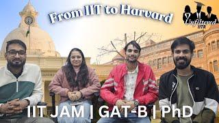 Preparing For IIT JAM Biotechnology and GAT-B? | Exclusive Interview: College to IIT to Harvard| MSc