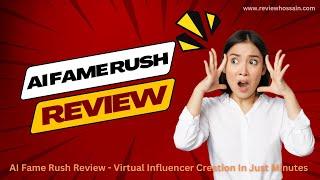 AI Fame Rush  Review - Virtual Influencer Creation In Just Minutes