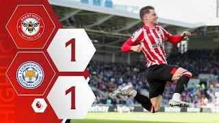 Brentford 1-1 Leicester City | Mathias Jensen scores again  | Premier League Highlights