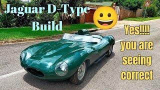 Jaguar d type goes on it's first maiden drive! Spoiler alert, it didn't go perfectly