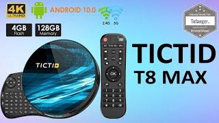 TICTID T8 MAX Android TV Box - 4GB Ram 128GB Storage - RK3318 - Android 10 - Unboxing