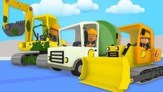 Construction Vehicles At Carl’s Car Wash | Cartoon For Kids