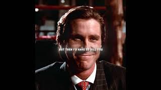 Patrick Bateman Edit - American Psycho | Lady Gaga - Government Hooker (Slowed) #shorts