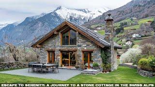 A Haven in the Alps: Unveiling a Cozy Stone Cottage with Breathtaking Views