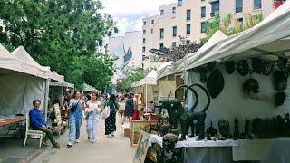 Paris France  MARCHÉ aux PUCES🪑Paris FLEA MARKET shopping  BROCANTE in PARIS