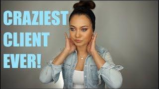 THE CRAZIEST CLIENT EVER!!! STORYTIME!!! | Brittney Gray