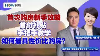 首次购房新手攻略：政府补贴首付，一次性扫盲！手把手教学：如何最具性价比购房！