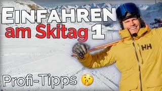 Die beste Übung zum Einfahren | Skifahren lernen