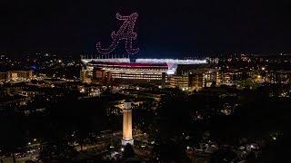 UA Ushers in 'New Era' with First Ever Drone Light Show | The University of Alabama