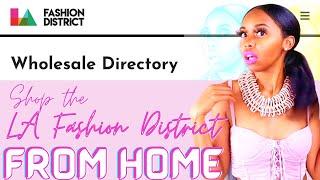 Shop LA Fashion District Wholesale Clothing FROM HOME+ More Districts+ No License Wholesale Vendors