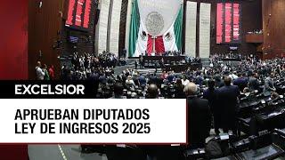 Diputados de Morena y aliados aprueban Ley de Ingresos 2025