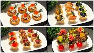 9 Exquisite Appetizers for a Christmas Party. The Most Beautiful Appetizer in 5 Minutes!