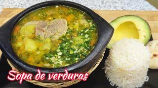 sopa de verduras