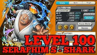 LEVEL 100 SERAPHIM S - SHARK GAMEPLAY  | ONE PIECE BOUNTY RUSH