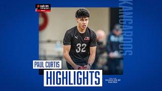 Pick 35: Paul Curtis in action (NAB AFL Draft, 2021)