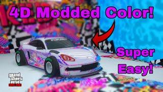 Get 4D Modded Colour on any Car In GTA 5! Super Easy!