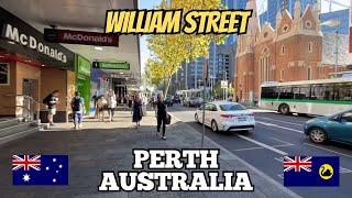 Exploring Perth Australia: City Walking Tour of William Street March 2024